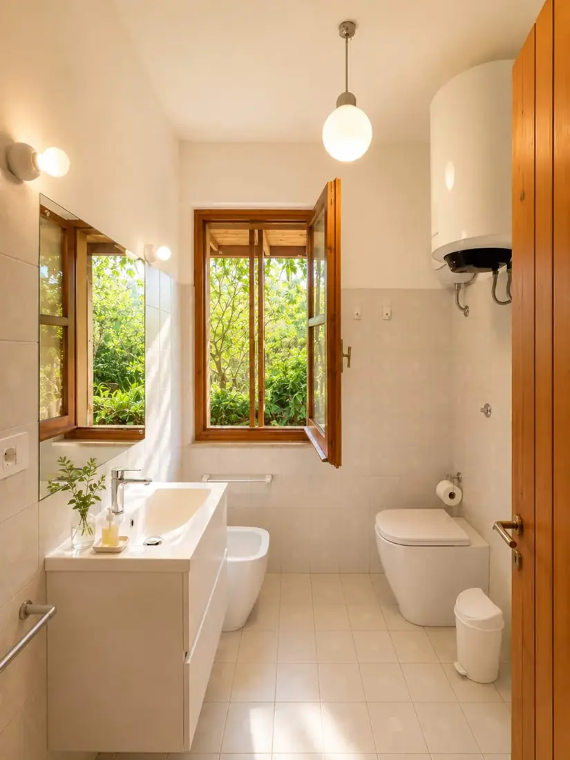 Casa vacanza a La Perla Marina — Bagno di servizio