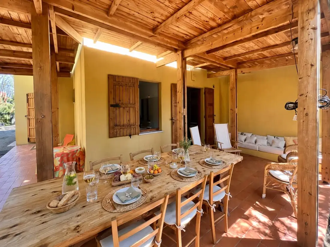 Casa vacanza a La Perla Marina — Patio