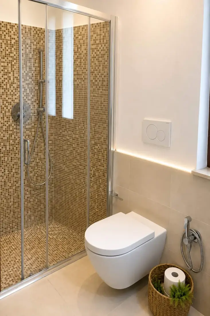 Villetta Perla Marina a 30 metri dal mare — Bagno completo 1